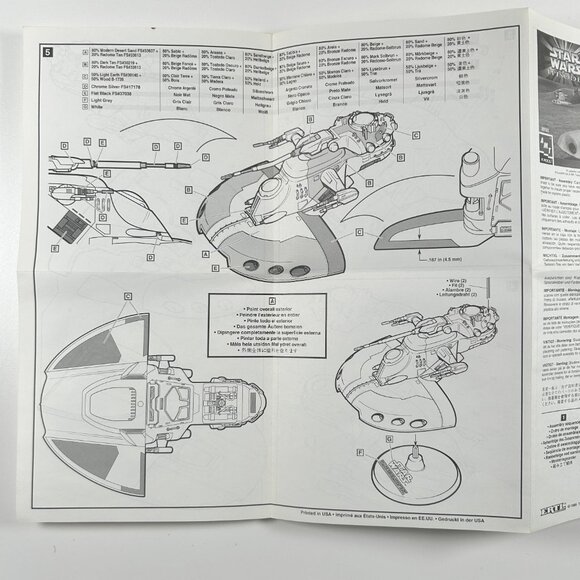 AMT ERTL Star Wars Episode 1 Trade Federation Tank 1:32 Vintage Model Kit 1999 - Picture 10 of 12